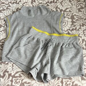 Anthropologie Daily Practice Top & Short Set Bundle
